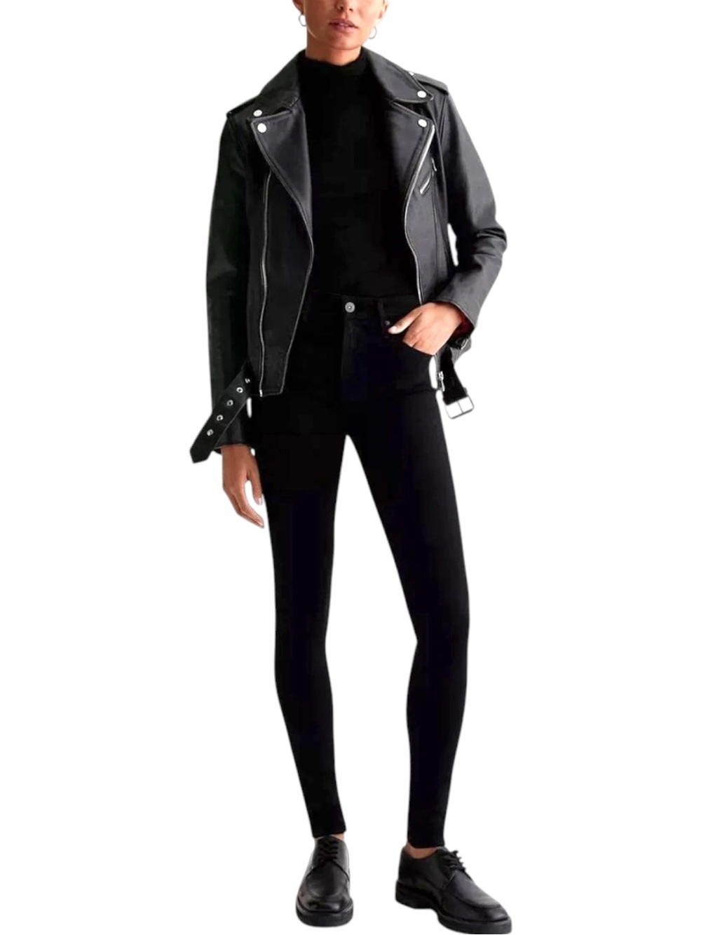 AG Black The Farrah Skinny High Rise Skinny Ankle Jeans (28x29)